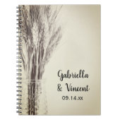 ドライバーリーボトル結婚ファームズゲストブック ノートブック (正面)