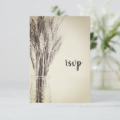 ドライバーリーミルクボトルカントリーファームウェディングRSVP 出欠カード (スタンド正面)