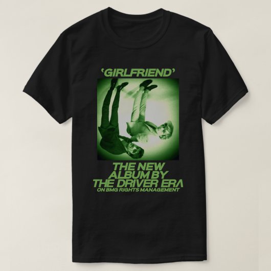 ドライバー時代のレトロ波に報いる Tシャツ (デザイン正面)