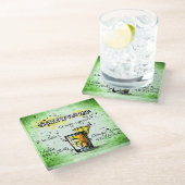 ドライバー飲料レシピ ガラスコースター (アングル)