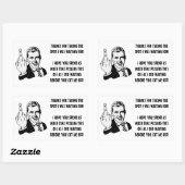 ドライバー駐車場不良ステッカー 長方形シール (シート)