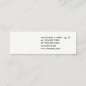 ドライバ スキニー名刺 (裏面)