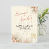ドライパームスボホブランチ&バブリーブライダルシャワー 招待状 (スタンド正面)