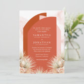 ドライパームズシェードオブラスト結婚式招待状 招待状 (スタンド正面)
