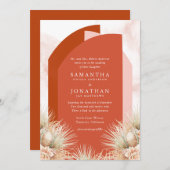 ドライパームズシェードオブラスト結婚式招待状 招待状 (正面/裏面)