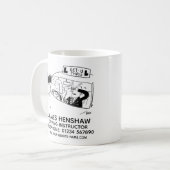 ドライビングスクールドライビングインストラクタープロモーション コーヒーマグカップ (正面左)