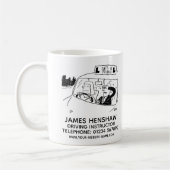 ドライビングスクールドライビングインストラクタープロモーション コーヒーマグカップ (左)