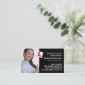 ドライビングスクール/インストラクターフォトアポイントメント 名刺 (スタンド正面)