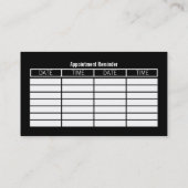 ドライビングスクール/インストラクターフォトアポイントメント 名刺 (裏面)