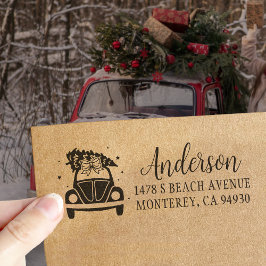 ドライビングホームforクリスマス差出人住所 ラバースタンプ