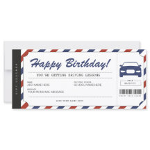 ドライビングレッスギフトチケット伝票証明書