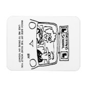 ドライビングレッスン – 道路のどの側? マグネット (横)