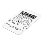 ドライビングレッスン – 間違った座席に瞳孔 マグネット (左側)