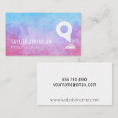 ドライビングロゴ |自動サービス 名刺 (正面/裏面)