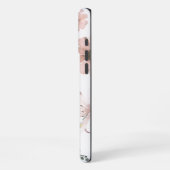 ドライフラワーのシームレスパターン iPhoneケース (左側面)