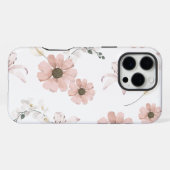 ドライフラワーのシームレスパターン iPhoneケース (裏面横)