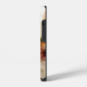 ドライフラワーの押し花 iPhoneケース (左側面)