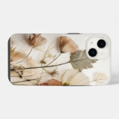 ドライフラワーの押し花 iPhoneケース (裏面横)