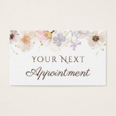 ドライフラワーアポイントメントカード (正面)