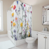 ドライフラワーエステティックフローラ シャワーカーテン (インサイチュ)
