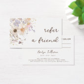 ドライフラワーエレガントの紹介カード (デスク)