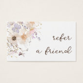 ドライフラワーエレガントの紹介カード (正面)