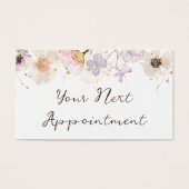 ドライフラワーエレガントアポイントメントカード (正面)