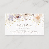 ドライフラワーズ名刺 名刺 (裏面)