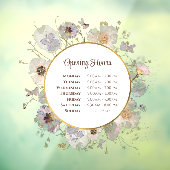 ドライフラワーズ サークル オープニングアワーズ ウィンドウクリング ウィンドウサイン (シート3)