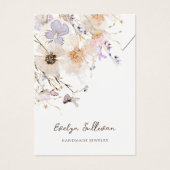 ドライフラワーネックレス表示カード (正面)