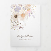 ドライフラワーパンフレット3 三つ折りカード (カバー)