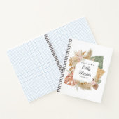 ドライフラワーベビーシャワーギフトリストノートブック ノートブック (内部)