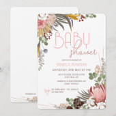 ドライフラワーメドレー招待状 招待状 (正面/裏面)