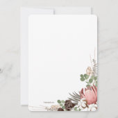 ドライフラワーメドレー招待状 招待状 (裏面)