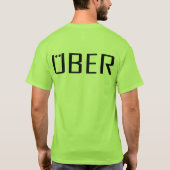 ドライブのためのいろいろな色のUberのギアのTシャツ Tシャツ (裏面)