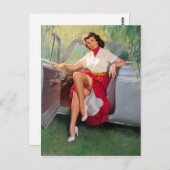 ドライブの準備が完了 ポストカード (正面/裏面)