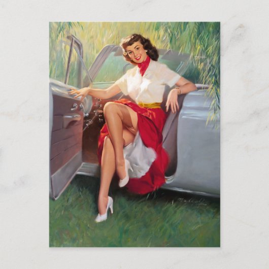 ドライブの準備が完了 ポストカード (正面)