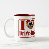 ドライブインが大好き! ツートーンマグカップ (左)