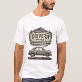 ドライブインシアターの映画 Tシャツ