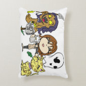 ドライブインファミリー漫画スタイル アクセントクッション (正面(垂直))