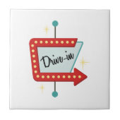 ドライブイン記号 タイル (正面)