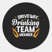ドライブウェイの飲み込みチームメンバー ラウンドシール (正面)