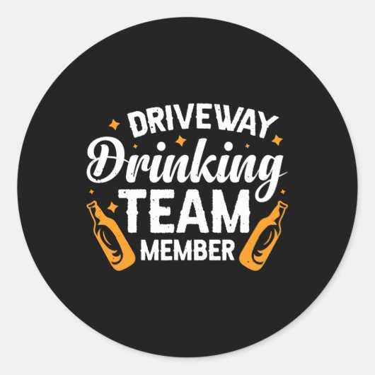 ドライブウェイの飲み込みチームメンバー ラウンドシール (正面)