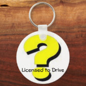 ドライブキーチェーンへのライセンス キーホルダー (正面)