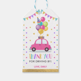 ドライブスルーガール誕生日スイートトリートウィーヴル ギフトタグ