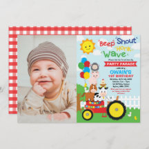 ドライブスルー誕生日パレードファームパーティー動物