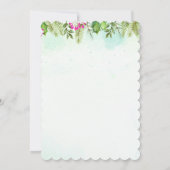 ドライブスルー誕生日 招待状 (裏面)