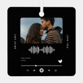 ドライブセーフミュージックプレーヤーフォトカーオーナメント メタルオーナメント (裏面)