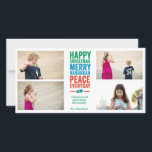 ドライブツリーx4 シーズンカード<br><div class="desc">PiPo Pressからお気に入りののこのシンプル写真カードで4枚の写真を展示。青い夢と緑の木で設計されたデザインは、クリスマスとハヌカーと平和を毎日願うすべての信仰に季節の挨拶を送信しまメリーす。</div>