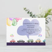 ドライブバイお祝い招待状 招待状 (スタンド正面)